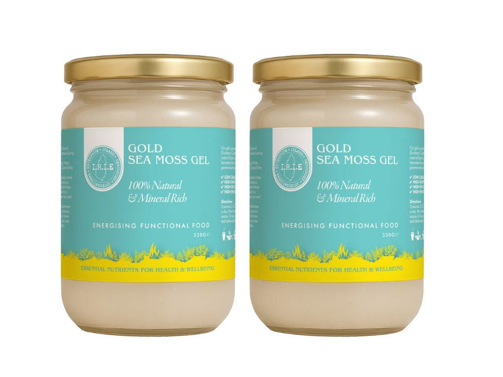 Saint Lucia Sea Moss Gel UK | Medium Organic Moss for Energy, Immunity & Detox | Irie Sea Moss