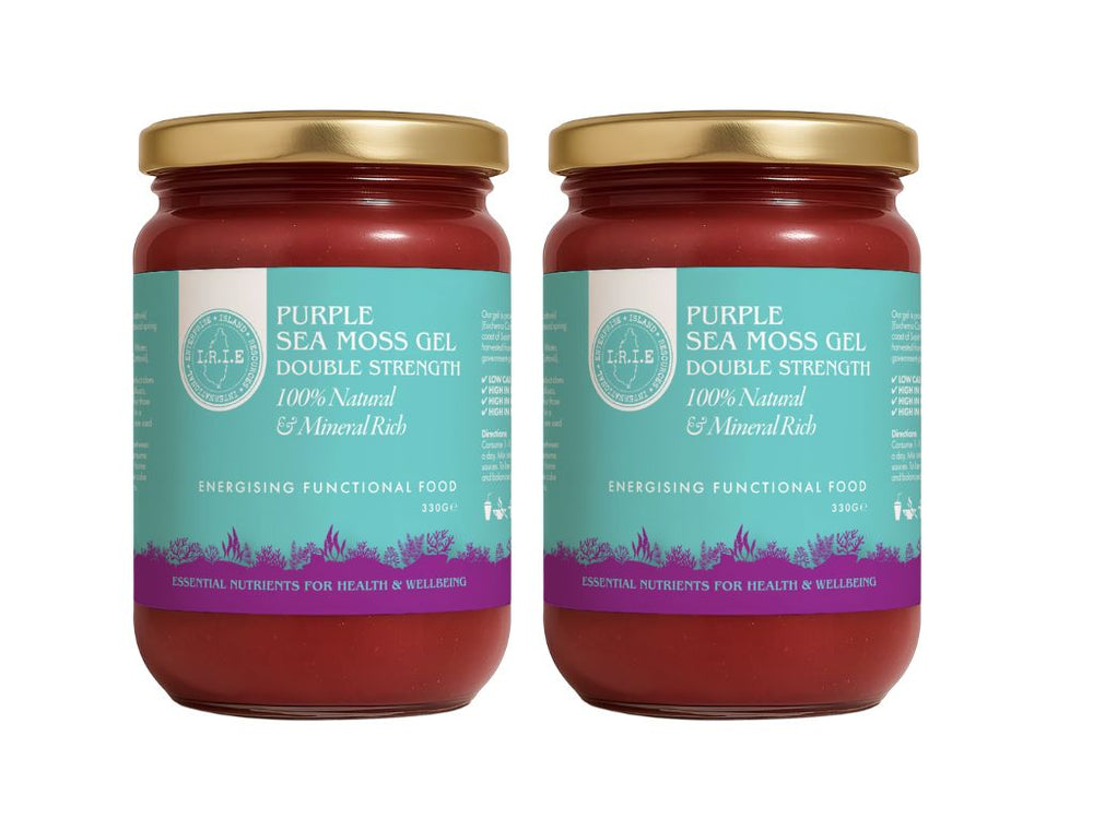 Saint Lucia Sea Moss Gel UK | Medium Organic Moss for Energy, Immunity & Detox | Irie Sea Moss