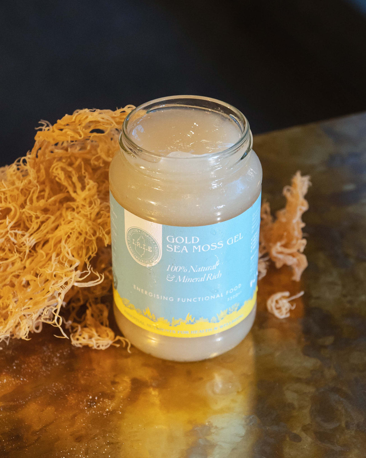 Gold Sea Moss Gel UK — Ocean Grown from St. Lucia | Irie Sea Moss