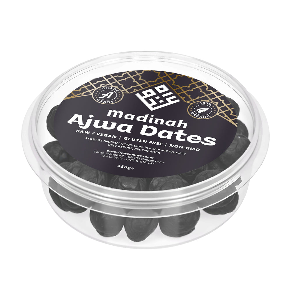 Premium Ajwa Dates from Madinah – antioxidant-rich natural superfruit, soft and nutrient-dense for daily energy and vitality.
